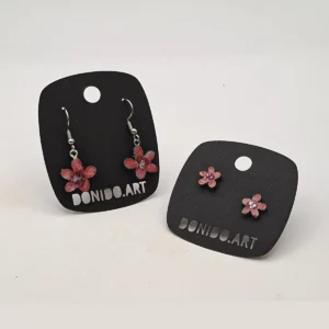 Purple Saxifrage Earrings