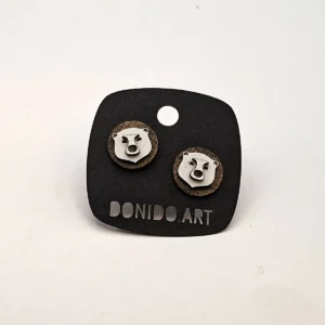 3D Bear Earrings