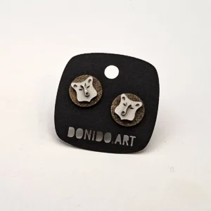 3D Fox Earrings