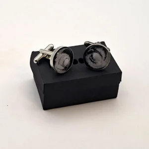 Black Resin Cufflinks