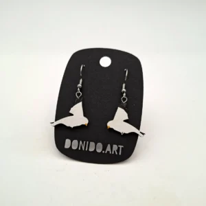 Snow bunting Earrings